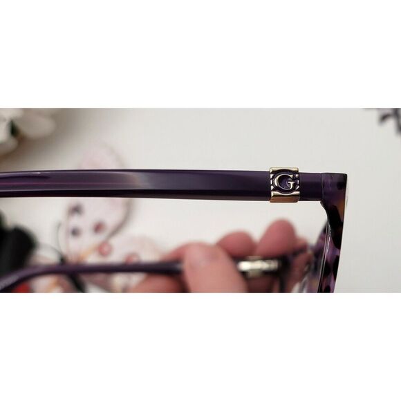 NIB - Guess Violet Tortoise Frame Glasses - Picture 7 of 9
